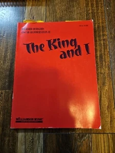 THE KING AND I - VOCAL SCORE Rodgers & Hammerstein Songbook Sheet music vtg 1951 - Picture 1 of 1