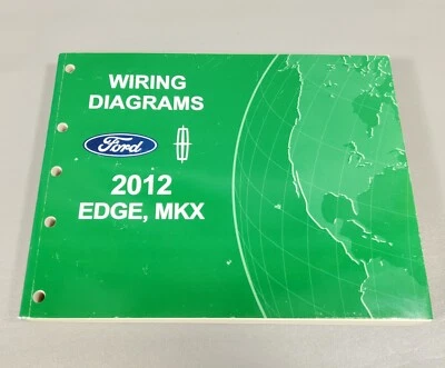 Ford Edge Lincoln MKX 2012 diagramas de cableado originales de fábrica manual de taller Foto 1 de 3