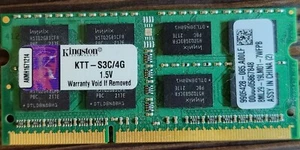 KTT-S3C/4G Kingston 4GB PC3-12800 DDR3-1600MHz non-ECC Unbuffered CL11 204-Pin S - Photo 1/1