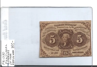 5 CENT FRACTIONAL CURRENCY  FR1230 - Image 1 of 4