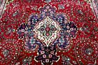 9X12 1960's MAGNIFICENT FINE HAND KNOTTED VEGETABLE DYE TREE OF LIFE TABRIZZ RUG