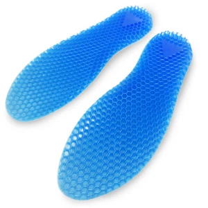 2 Herren Große Silikon Einlegesohlen Pad Polster Füße Schuh Gehen Laufen Fußpflege - Bild 1 von 4