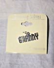 NOC NOS Estate vtg 70s90s Ster CHARM cute name &#39;&#39;GRANNY&#39;&#39; cool lettering MomDay!