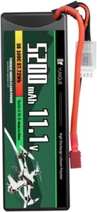 Lipo-Akku 3 Zellen 11.1V 5200mAh 100C mit T-PLUG Anschluss Hohe Leistung für RC - Bild 1 von 4