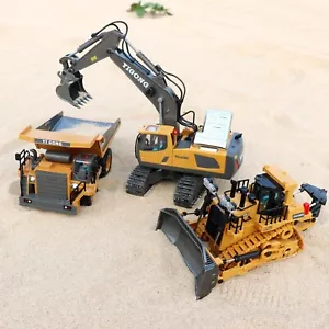 Dwi Dowellin Rc Bulldozer Toys for Boys,Construction Remote Control Bulldozer wi - Picture 1 of 6