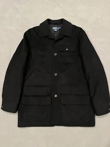 VTG Polo Ralph Lauren Wool Mackinaw Cruiser Jacket Work Chore Made Italy Mens M - Picture 1 of 14