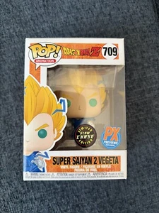 Funko Pop - #709 Super Saiyan 2 Vegeta Chase Glow GITD DBZ - Nuevo con Protector - Imagen 1 de 6