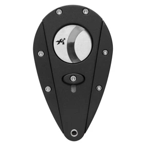 Cortador de cigarros XIKAR® XI-120, cuerpo de aluminio, doble guillotina, negro - Imagen 1 de 4