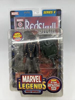 Figura de acción Marvel Legends Series V Red Skull 2003 Toy Biz nuevo sellado S9 Foto 1 de 4