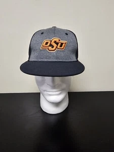 Nike Youth OSU Oklahoma State Cowboys Flatbill Hat Adjustable Strapback Buckle - Picture 1 of 9