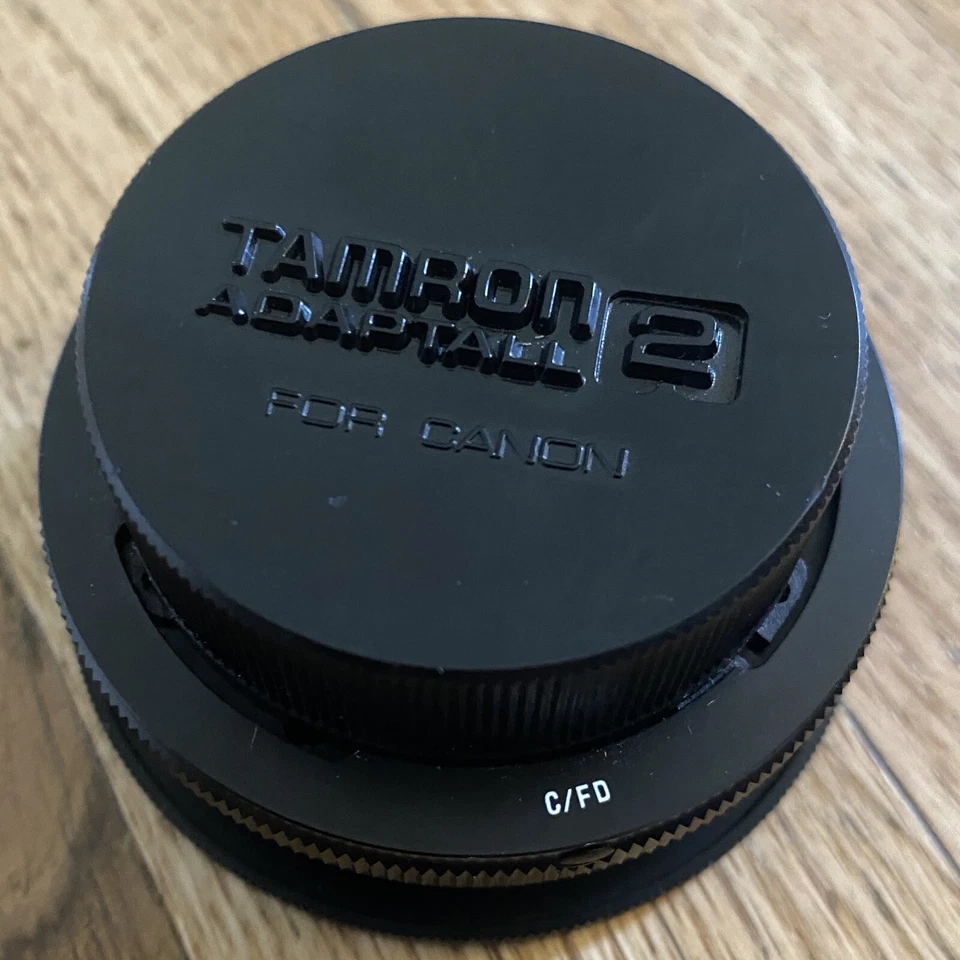 Adaptador de lente teleconvertidor Tamron-F AF Adaptall 2 C-FD para Canon Foto 1 de 4