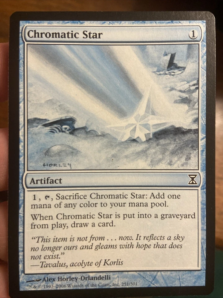Chromatic Star Time Spiral MTG Alter/Altered Art - Image 1 of 1