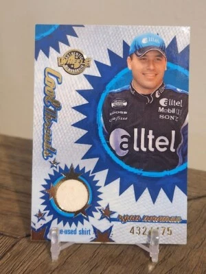 2005 Wheels Cool Threads /475 NASCAR Trading Card Ryan Newman Race Used Shirt - Image 1 of 2