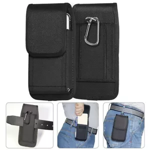 Clip da cintura universale cellulare fondina custodia fibbia portafoglio porta carte custodia baia - Foto 1 di 10