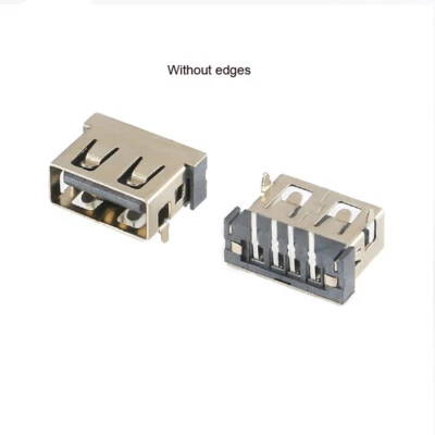 USB Connector Without/With Edge A Female Socket USB-A Type Interface AF10.6/90° - Image 1 of 4