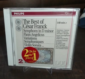 The Best Of Cesar Franck CD 2 Disc Set Symphony In D Minor Angelicus Violin Sona - Imagen 1 de 2