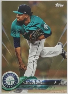 Alex Colome #1326/2018 Oro 2018 Topps Actualización US267 Mariners Rockies - Imagen 1 de 2