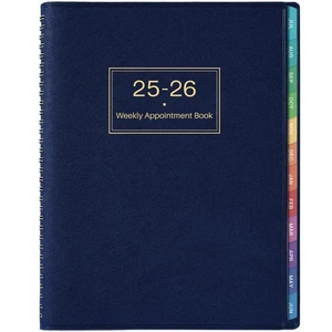 2025-2026 Appointment Book - A4 Weekly Planner with Colorful Tabs - Picture 1 of 8