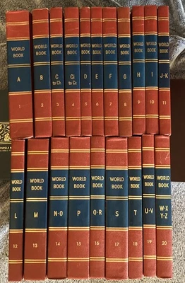 The World Book Encyclopedia Complete 20 Vol. Set —1965 - Image 1 of 4