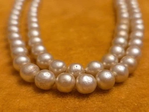 Collar de perlas color crema de colección 23" pulgadas - Imagen 1 de 11