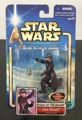 Boneco Star Wars AM WESELL BOUNTY HUNTER 3,75" #18 AOTC 2002 NOVO - Imagem 1 de 4