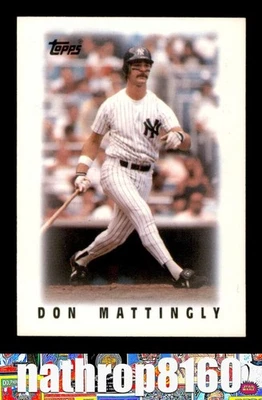 1986 Topps Mini Major League Leaders #28 Don Mattingly  NM/NM+  11041 - Image 1 of 4