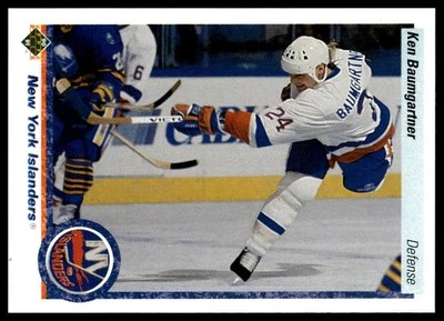 1990-91 Upper Deck #439 Ken Baumgartner - Image 1 of 2