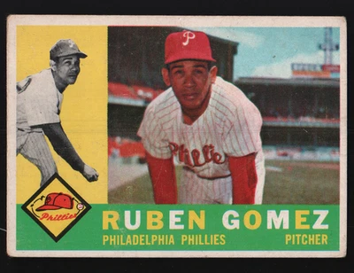 1960 Topps Baseball #82 - Ruben Gomez - Philadelphia Phillies  60-048 - Image 1 of 2