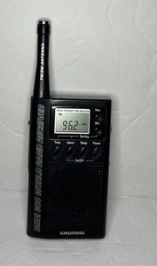 Eton/Grundig Mini 300 Handheld Compact Shortwave AM/FM Radio-Black-Works - Picture 1 of 7
