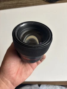 Rokinon 50mm F1.4 Lens for Canon EF Broken Filter Tread But Glass Is Perfect - Picture 1 of 5