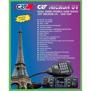 VHF / UHF CRT MICRON UV Dual Band Radio Station 144-146 MHz - 430-440 MHz, 13,8 - Zdjęcie 1 z 6