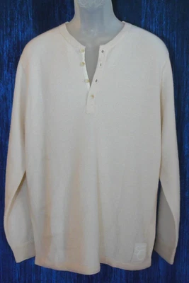 Suéter Scotch & Soda Hombre XXL Beige Botón Pestaña Variado Tejido Lados Manga L En muy buen estado Foto 1 de 4