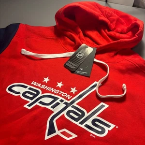 Washington Capitals NHL Fanatics Hoodie Herren XL rot blau Hockey Sweatshirt - Bild 1 von 13