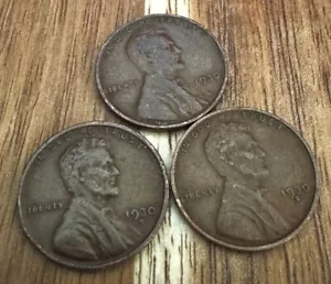 1930 PDS LINCOLN CENT SET - U GRADE - Bild 1 von 2