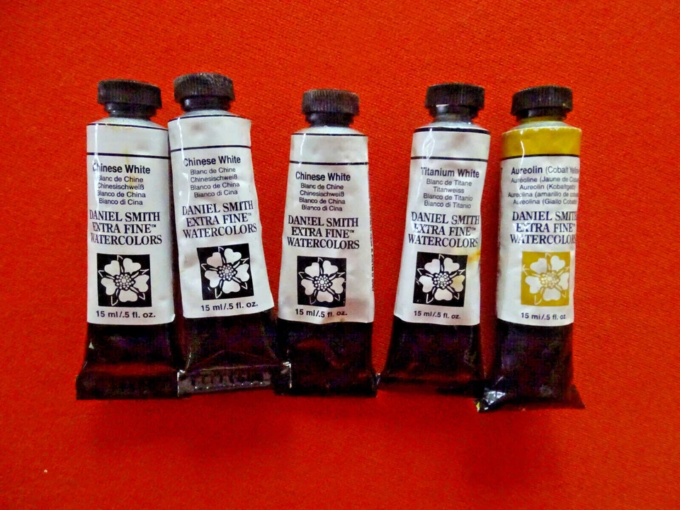 used/damaged Daniel Smith Watercolors, 15 ml tubes - Image 1 of 1