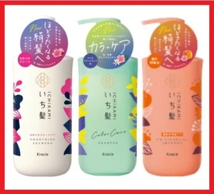 2023 New KRACIE Ichikami Color Care & Smoothing & Moisturizing Shampoo 480ml - Picture 1 of 4