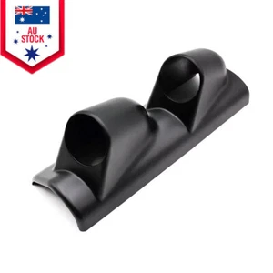 Universal 2"52mm Car Bracket Pillar Meter Dual Hole Gauge Pod Mount Holder Black - Picture 1 of 9
