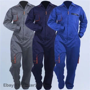 Uniforme de Trabajo Hombres Mujeres Monos de Trabajo Soldadura Coche Taller Ropa - Imagen 1 de 43