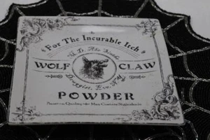 222 FIFTH HALLOW APOTHECARY HALLOWEEN WOLF CLAW POWDER SALAD/DESSERT PLATE - NEW - Picture 1 of 1