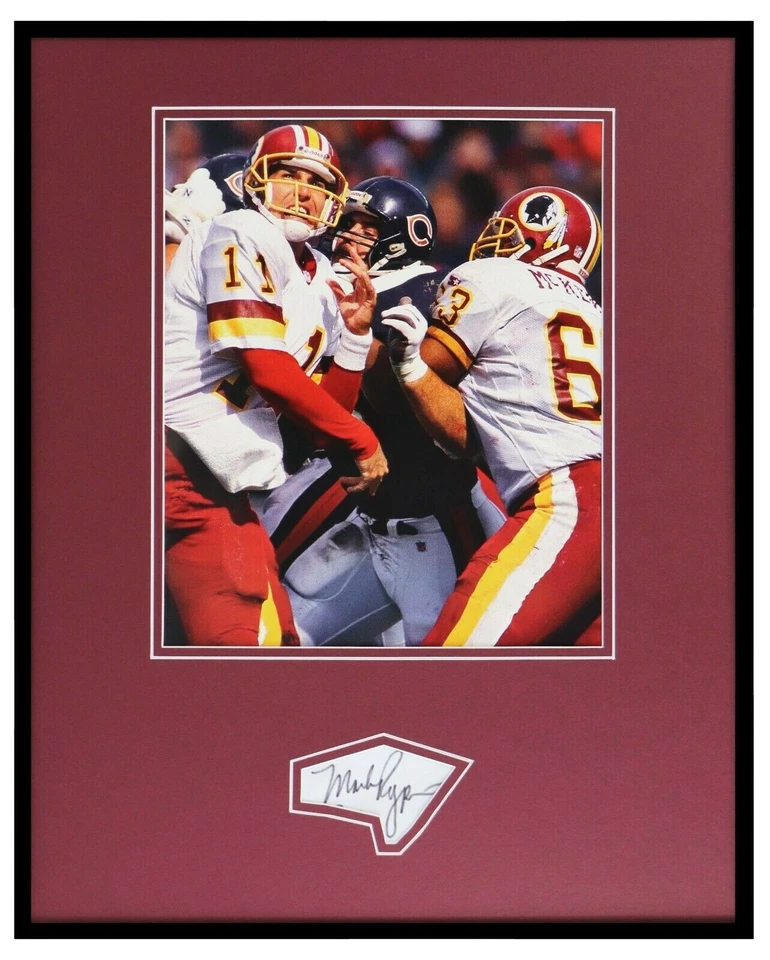 Conjunto de fotos 16x20 firmadas por Mark Rypien Washington WSU Foto 1 de 2