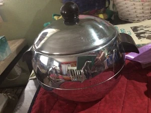 West Bend Penguin Hot Cold Server Insulated Ice Bucket Bakelite Handles MCM - Picture 1 of 8