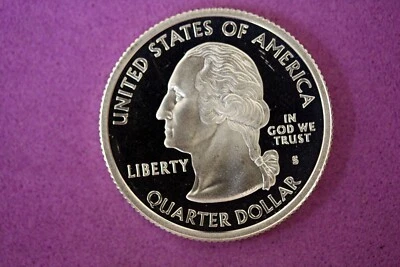 2003 - S PROOF "ILLINOIS" STATEHOOD Washington Quarter! #J25490 - Image 1 of 2