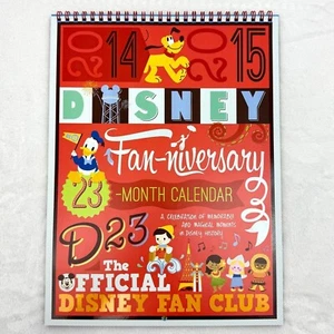Disney D23 2014 Mitglied Geschenk Fan - Jubiläum 23 Monate Kalender 2014-2015 - Bild 1 von 6