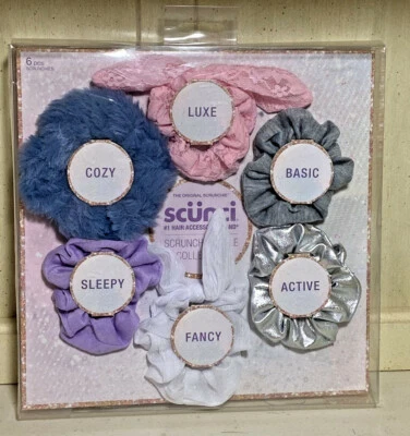 Scunci Original Scrunchie 6 Pcs Scrunchie Style Box Tween Girl Scrunchie Set - Image 1 of 2