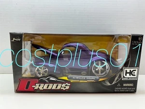 JADA D ROODS 1941 WILLYS COUPE 1:24 PURPLE HE - Picture 1 of 12