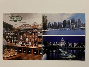Vintage 80s Murchie's Tea Coffee Postcard Expo 86 United Nations Pavilion Canada - Picture 1 of 6