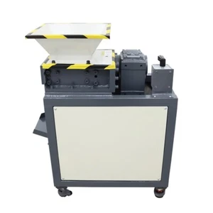 Metal Plastic Shredder Biaxial Crusher Paperboard Pipe Sheet Iron Breaker 220V - Picture 1 of 22