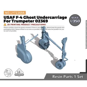 SSMODEL 1/72 Upgrade Parts USAF F-4 Ghost Undercarriage For Trumpeter 02369 - Bild 1 von 3