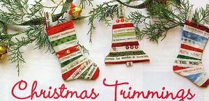 Christmas Trimmings Quilt Pattern Pieced MH - Picture 1 of 1