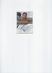 2008 PRESS PASS JOE NEMECHEK AUTHENTIC  SIGNINGS AUTO CARD